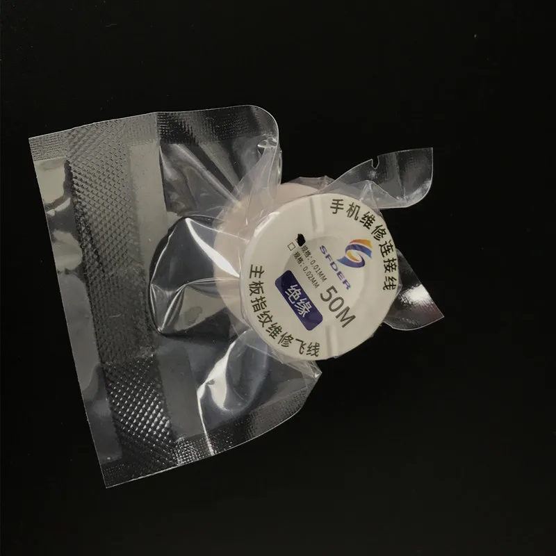 3PCS 0.01MM 50M Copper PCB Soldering Wire Maintenance Jump Line For Cell Phone / Pad Board Welding Repair Tools