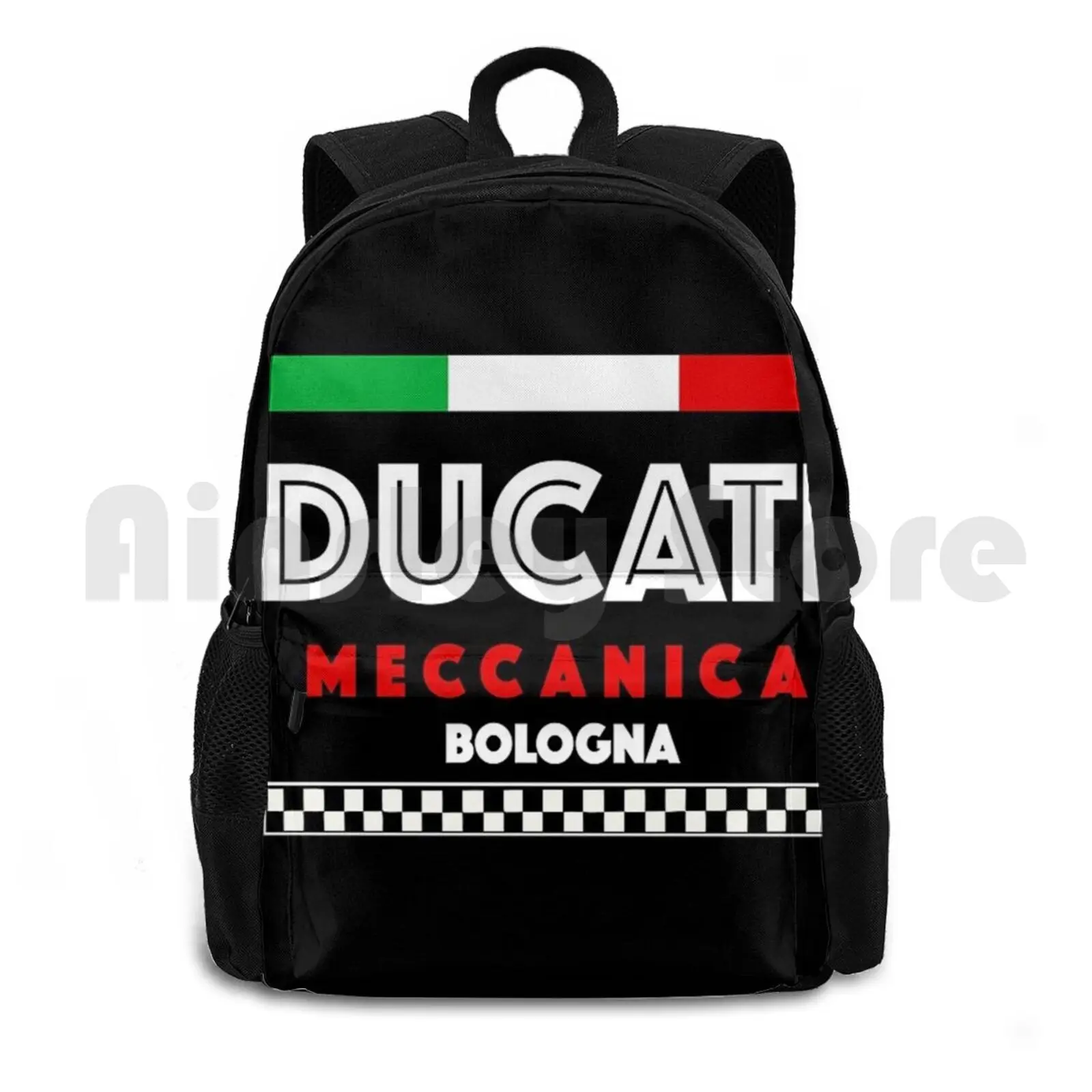 Meccanica Outdoor Hiking Backpack Waterproof Camping Travel All Christma S Funny New Case Coffe Original Fall Cartoon Retro