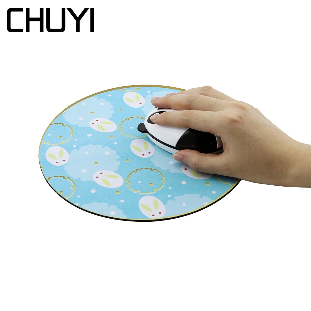 

Cute Cartoon Round Gaming Mouse Pad Gamer Small Size Non-Skid Rubber Decoration Computer Mouse Mat Mouse Pad For Kids Girl Gift