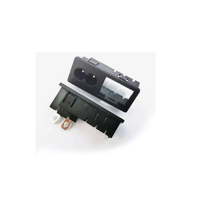 

HOT NEW Power socket Power socket round head socket accessories 2 holes embedded switch 2PIN