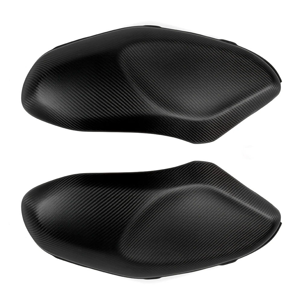 Carbon Fiber Side Tank Covers Motorcycle Tank protector Covers Sliders Protectors Left&Right 