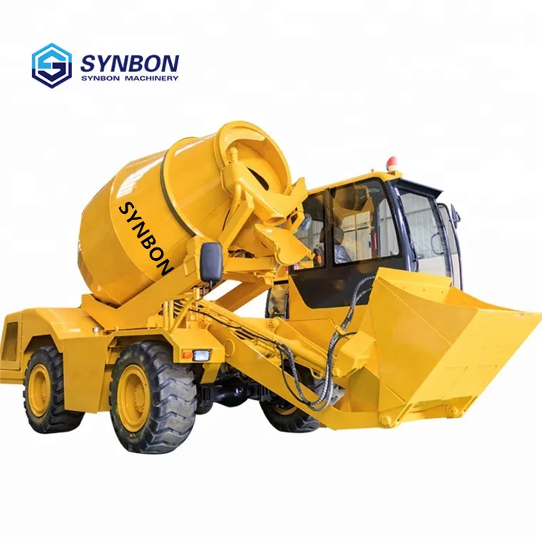 SYNBON new  2.6 cubic meter Self-Loading-Concrete-Mixer Concrete machinery mixer truck construction machinery SYM2600