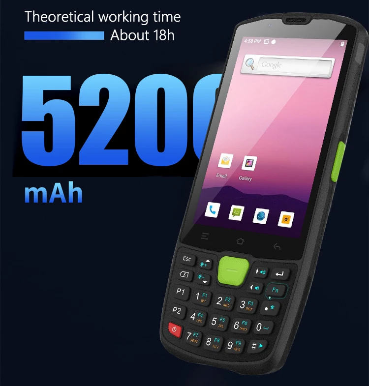 Seeic AUTOID Q9 Android 10.0 MTK Octa Core PDA klawiatura rฤczne terminale skaner kodรณw kreskowych IP67 kolektor danych WIFI 4G skaner QR