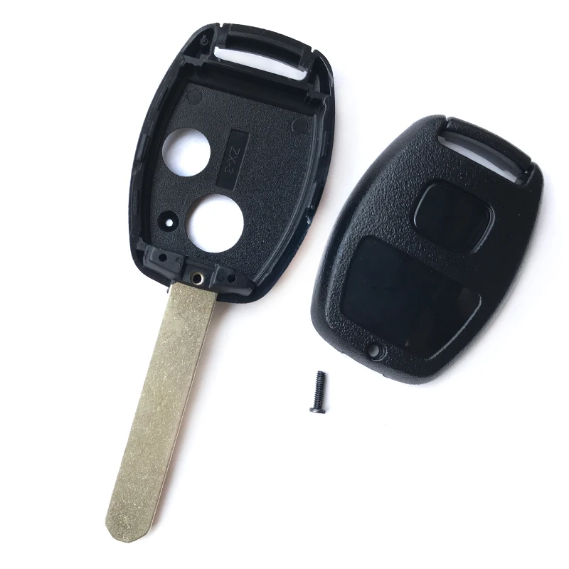 2/3 Buttons For HONDA Accord Civic CR-V Pilot CITY Jazz FR-V Fit 2007-2013 Replaceable Remote Car Key shell Case Fob blank Cover