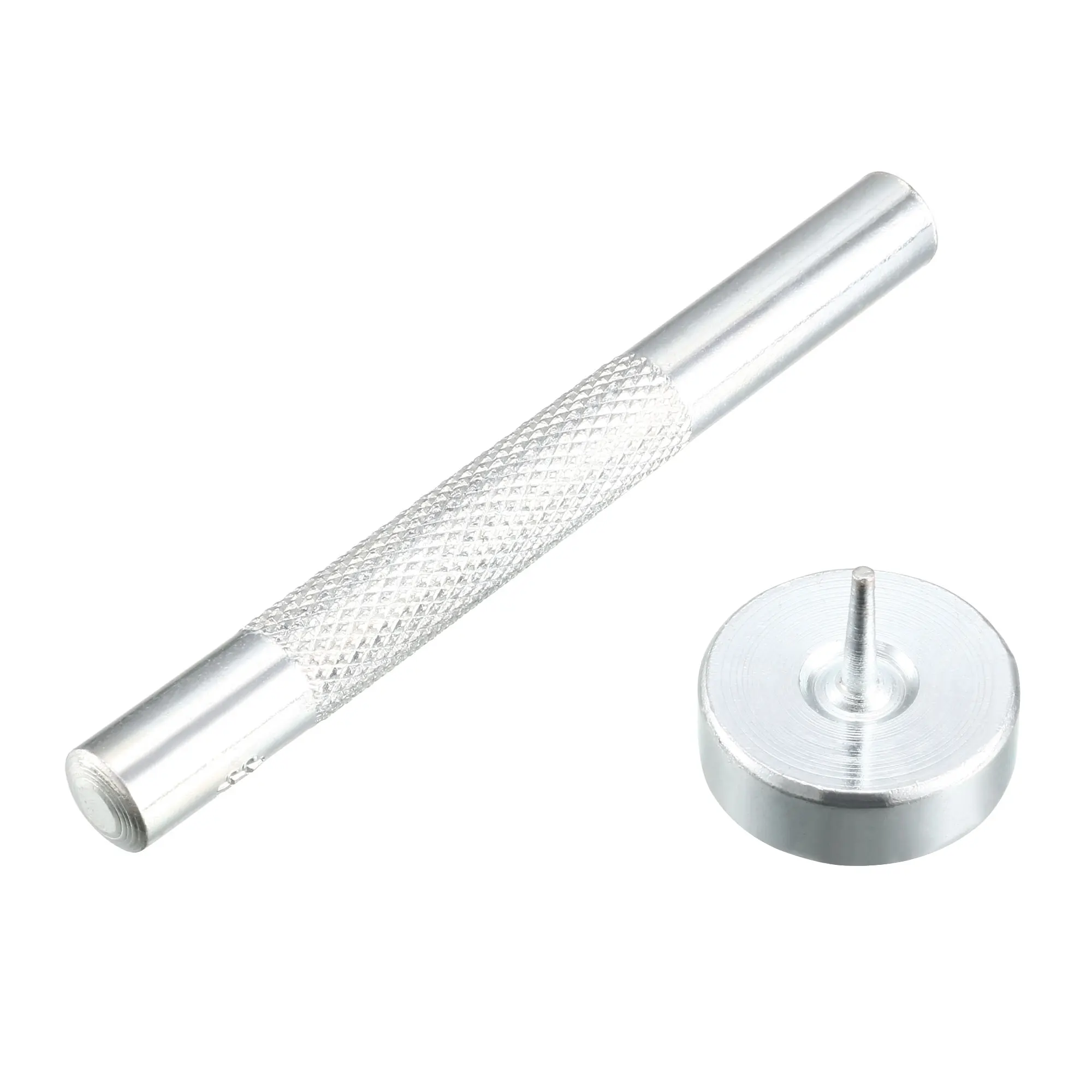 Uxcell Öse Loch Punch Sterben Werkzeug, 3mm Tülle Setter Hohl Punch für Leder Handwerk Stoff Kleidung Handtasche Vorhang