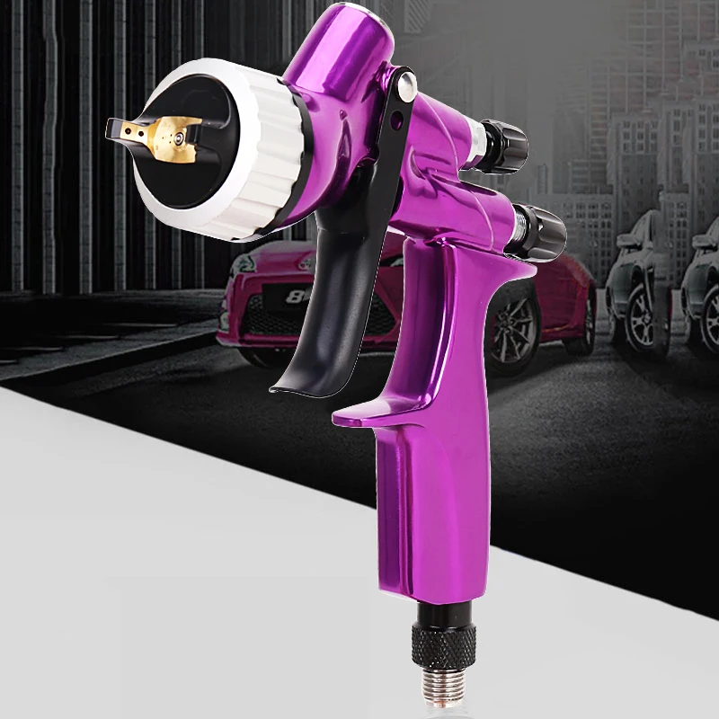 

600 ml Large Capacity HVLP Spray Gun Portable Airbrush Small Handheld Pneumatic Tool Paint Spray Gun Set Water-Based Paint Gun