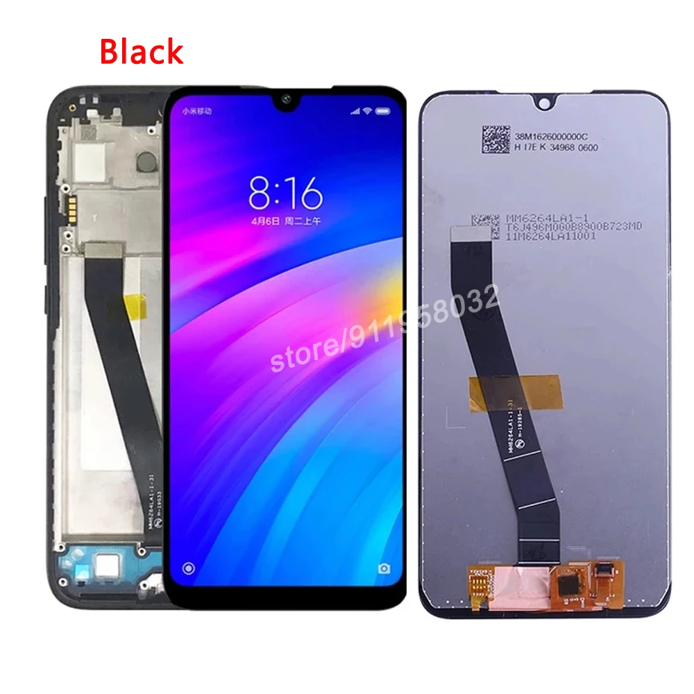 Best Quality Pantalla Display For Xiaomi Redmi 7 LCD Touch Screen Digitizer assembly For Redmi 7 Front 6.26