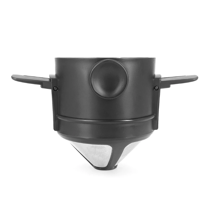 Portable Folding Coffee Filter Reusable Drip Coffee Holder Funnel Baskets Practical Tea Infuser and Stand Coffee Dripper