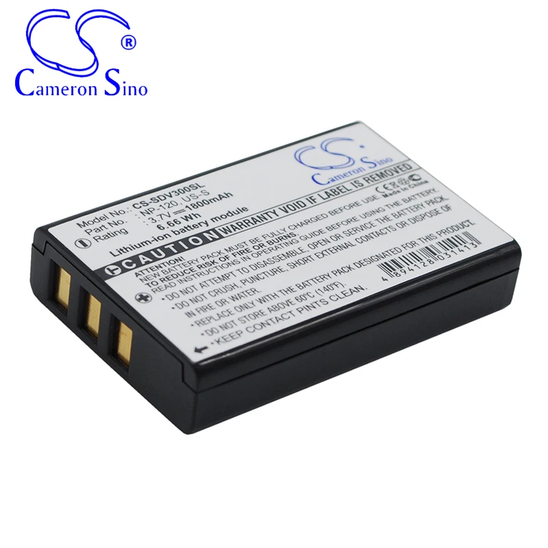CameronSino Pin Cho Sonocaddie US-S Phù Hợp Với Sonocaddie V300 AutoPlay V300 Plus GPS, thiết Bị Dẫn Đường Pin 1800MAh 3.70V Li-ion Đen