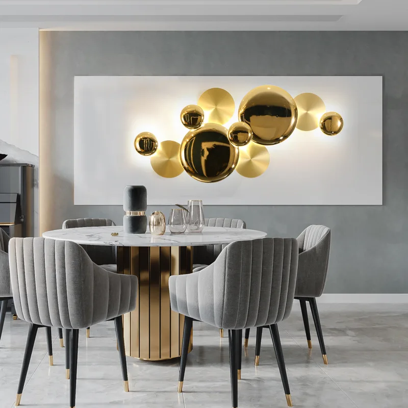 

Modern Nordic Luxury Wall Sconce Copper Lustre Wall Light Gold Lotus Leaf Loft Bedside Lamp Indoor for Wall Decoration Lighting