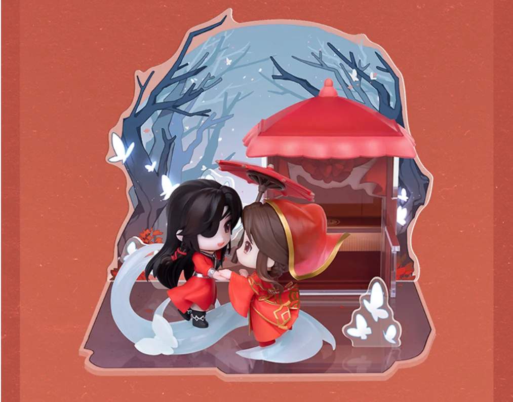 TGCF Tian Guan Ci Fu Official Original  Hua Cheng San Lang Xie Lian Wedding Figure with Freebies Toy Doll QC Qing Cang