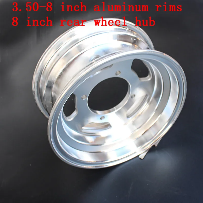 3.50-8 8 Inch for Small Monkey Motorcycle Accessories Aluminum Alloy Wheels Vacuum Circle Use 130/50-8 tire tyre   Bike