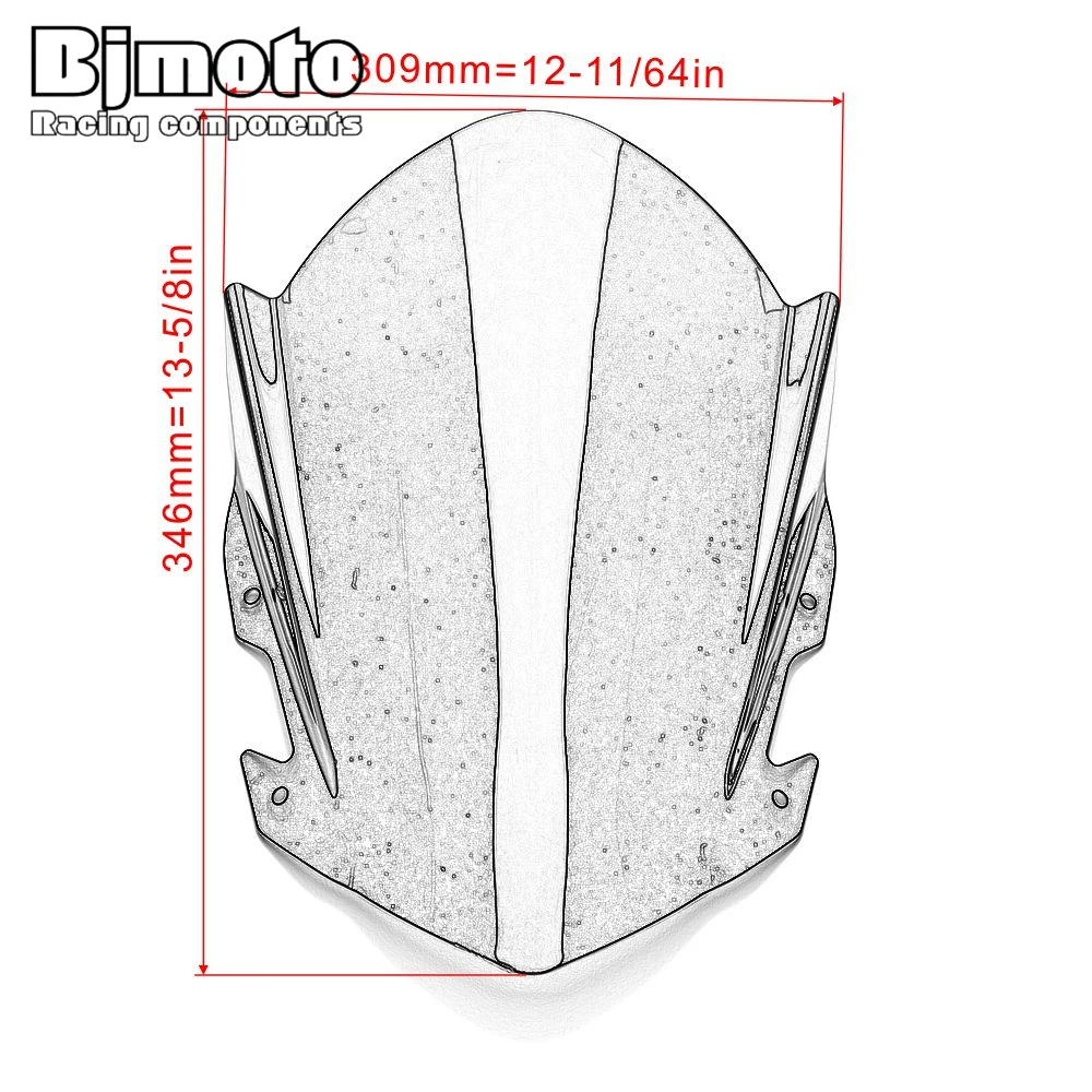 Windscreens Windshield Wind Deflector For K/TM RC125 RC200 RC390 RC250 RC 390 250 200 125 2014 2015 2016-2018 2019 2020 2021