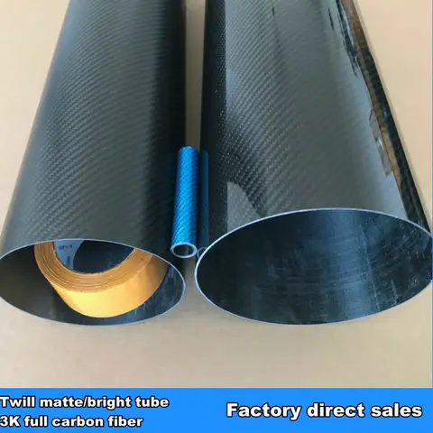 Carbon Fiber Tube 1000mm 1 pcs Carbon Fiber Tube Length 1000mm Diameter 60mm 77mm 80mm 82mm 90mm 98mm 100mm 104.5mm 105mm 128mm 147mm 180mm for Car Exhau