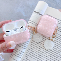 Dream fundas For AirPods 1 2 3 4 Case Cute Conch Shell Pendant keyring Headphone Case For Airpods 3 Pro Silicone Earphone Cover