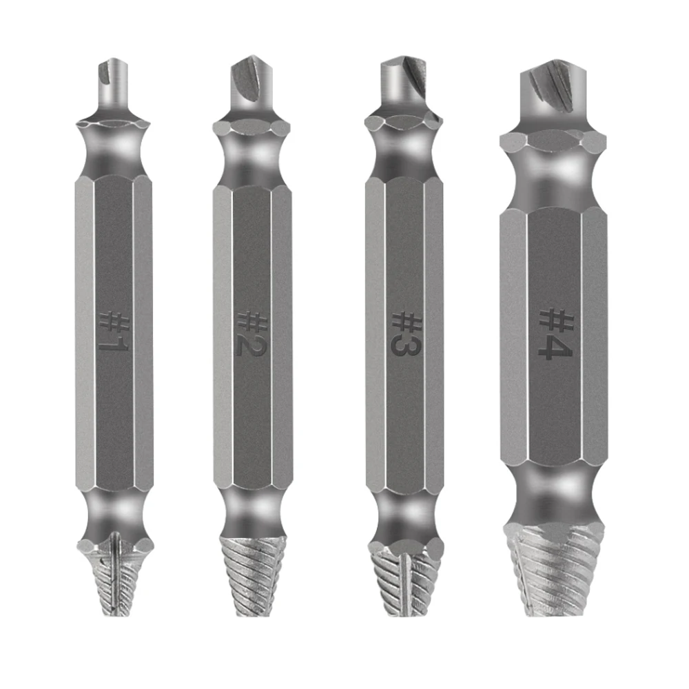 1pcs Material Damaged Screw Extractor Drill Bits Guide Set Broken Speed Out Easy out Bolt Stud Stripped Screw Remover Tool