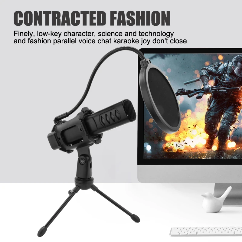 USB Microphone Professional capacitor microphone laptop computer Type-c mobile phone universal