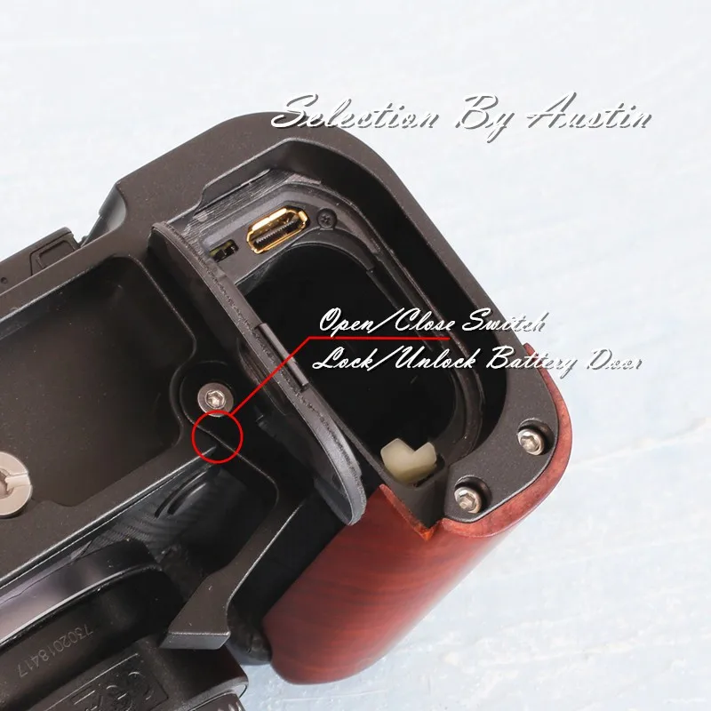 Hand Grip W Quick Release Plate L Bracket For Canon EOS R5 Walnut Hand Made Arca Swiss