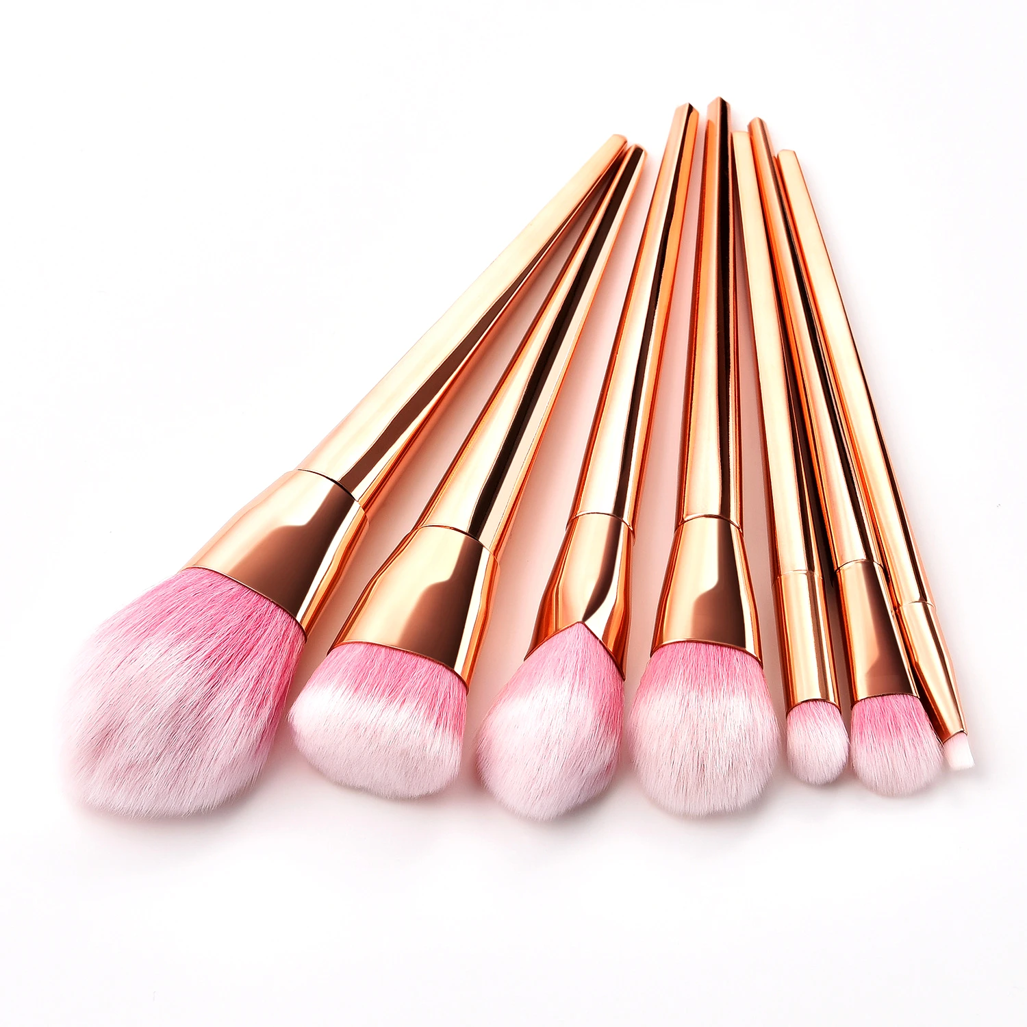 4/7pcs Soft Hair Makeup Brushes Set Diamond Make Up Brush Tools Foundation Powder Eyeshadow Eyebrow Blending Cosmetic Brush Set