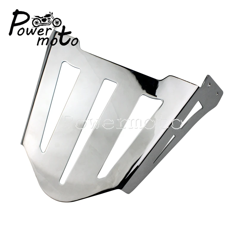 Suporte traseiro do suporte do portador da bagagem do passageiro da cremalheira chrome da bagagem da barra de sissy para suzuki boulevard m109r chefe m90 2007-2014