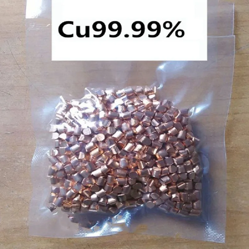 99.999% Copper metal nuggets element 29 sample