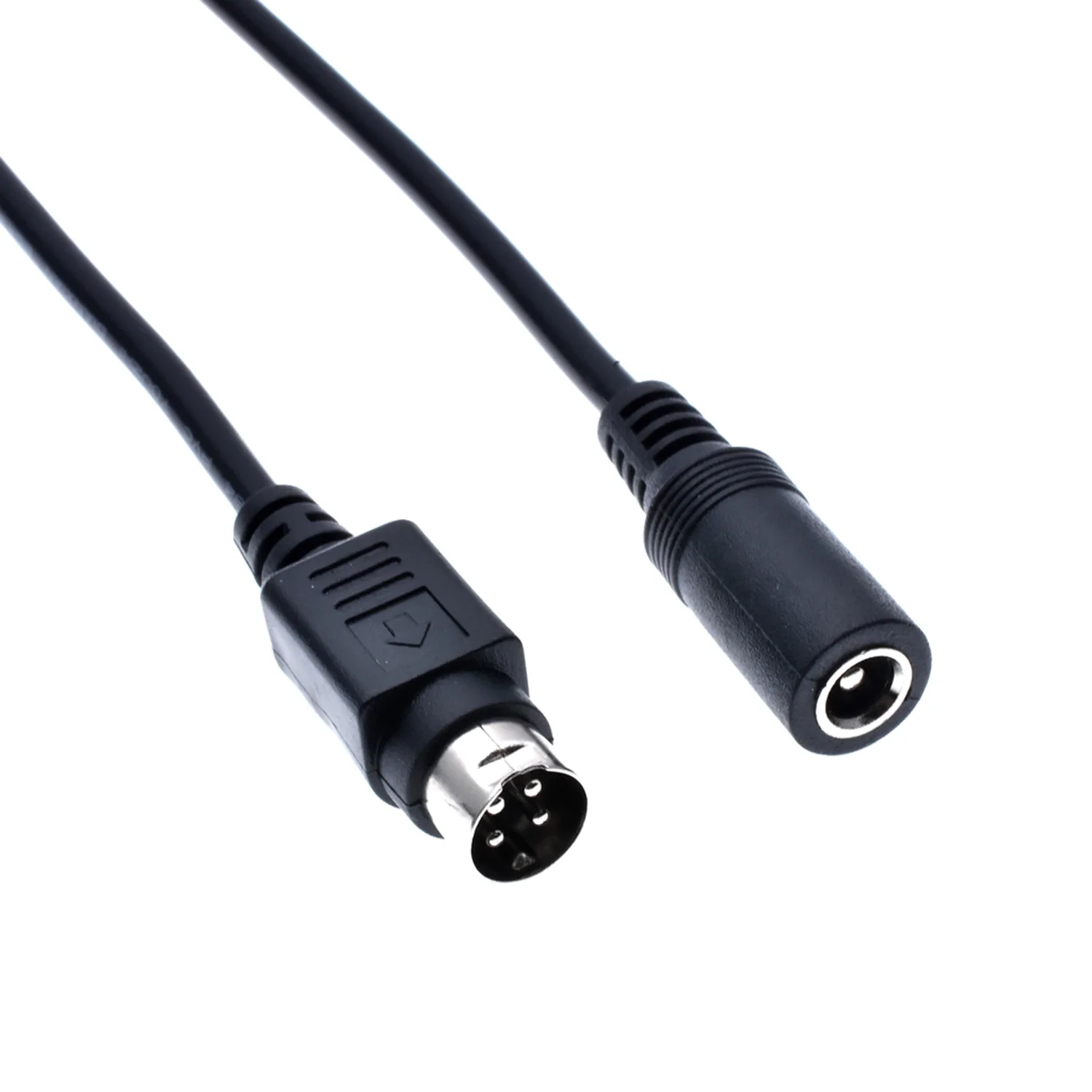 1pc DC Power Supply Cable Female 5.5mm X 2.1mm to Male 4 Pin Lead For SATO TG-5011-19V-ES TV LCD VCR