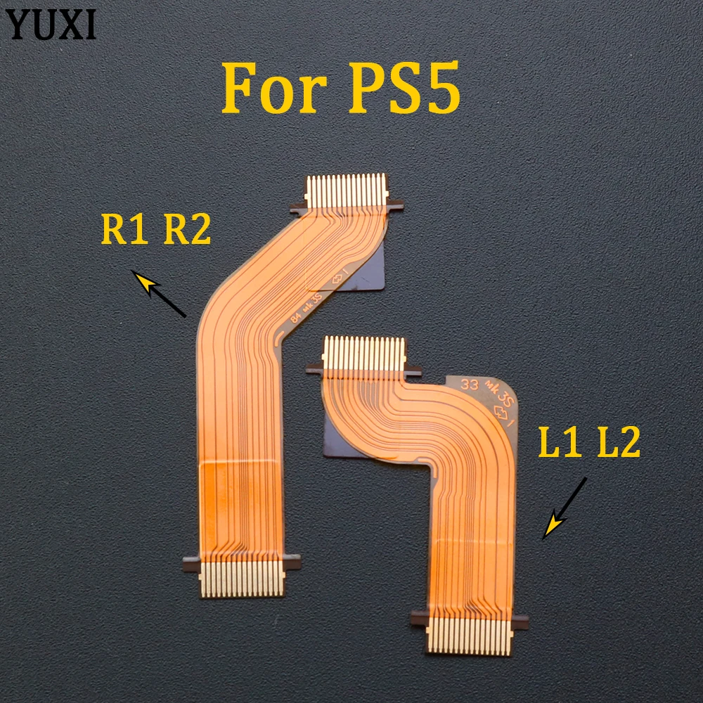 

YUXI 10pcs R2 L2 Replacement Cable for PS5 PS5 Controller motherboard Dual Sense Flex Cable for adaptive Trigger