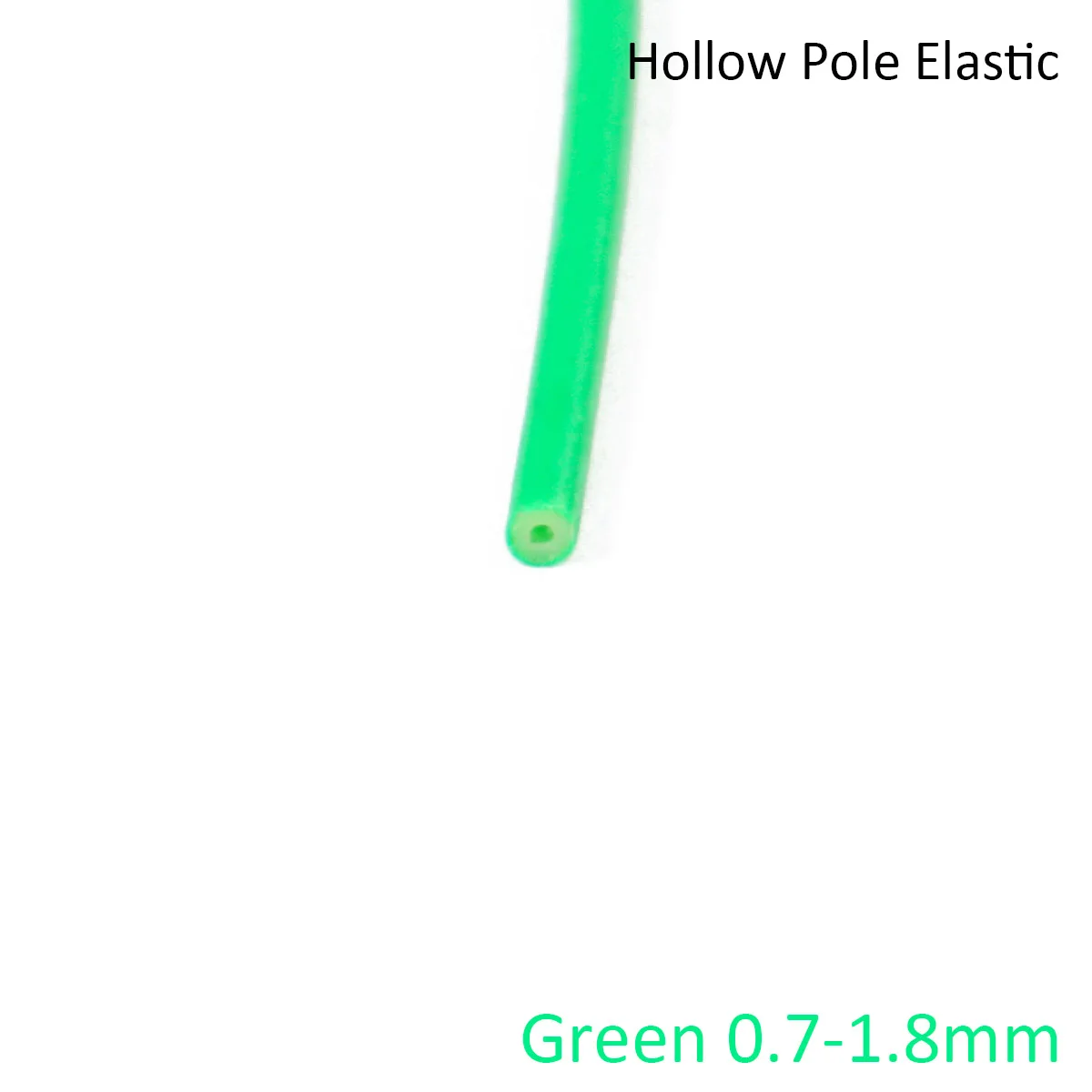 New 3m/6m Green Hollow Pole Elastic Inner Outer Diameter 0.7-1.8mm Fishing Lines Retention Rope Latex Tube Fishing Tackles