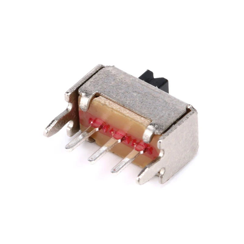 20pcs Toggle switch in-line horizontal patch small miniature toy power switch sliding gear