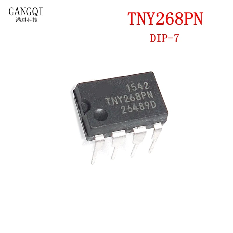 10pcs/Lot TNY268PN TNY268P DIP7 TNY268 DIP-7 New and Original IC Chipset In Stock