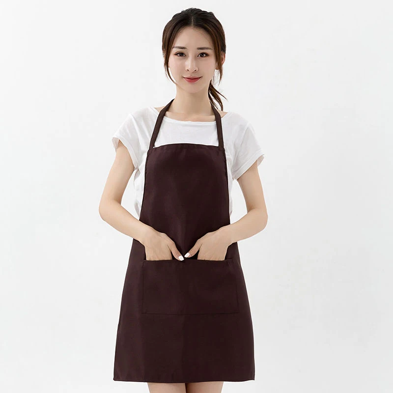 waiter apron 5 pieces of wholesale Hotel kitchen cafe catering staff apron bakery work apron,beautician work nail art apron