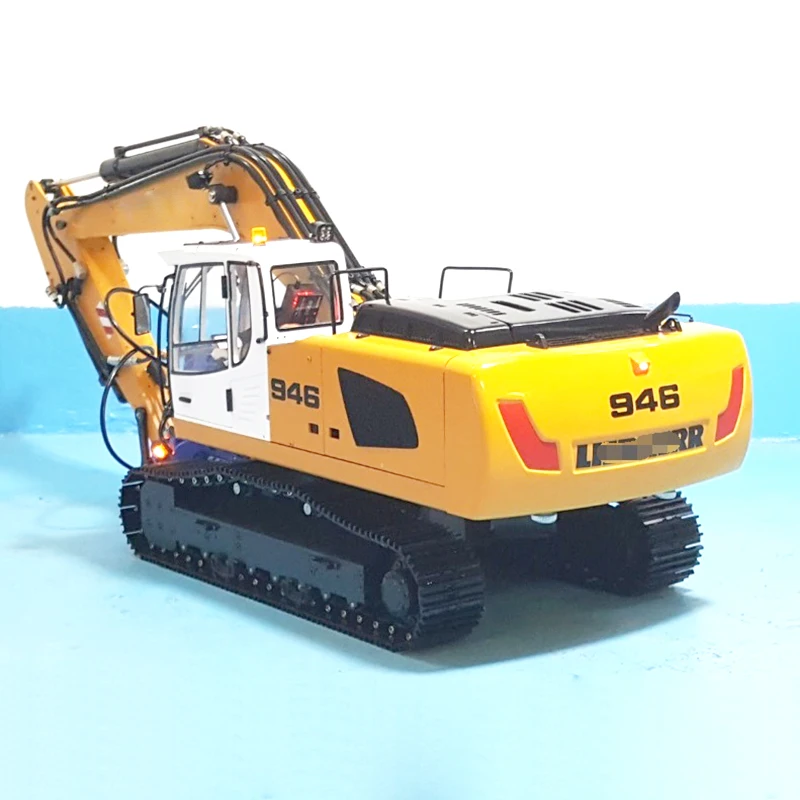 1/14  946 Electric hydraulic remote control metal excavator model children's birthday present