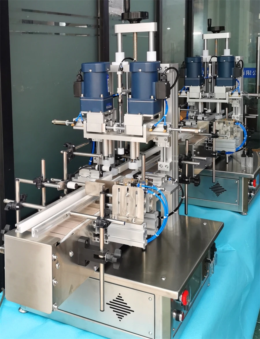 newest fully GJC-16 automatic capping machine, special cap, spray, cosmetic,medical trigger cap capper machine, shampoo cap lid