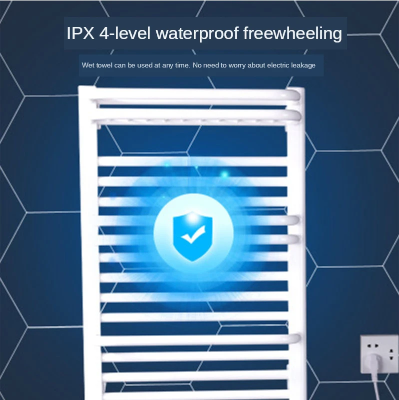 Pemanas Cerdas Suhu Konstan Pemanas Listrik Rak Handuk Rumah Tangga Kamar Mandi Toilet Rak Pengeringan Rak Handuk