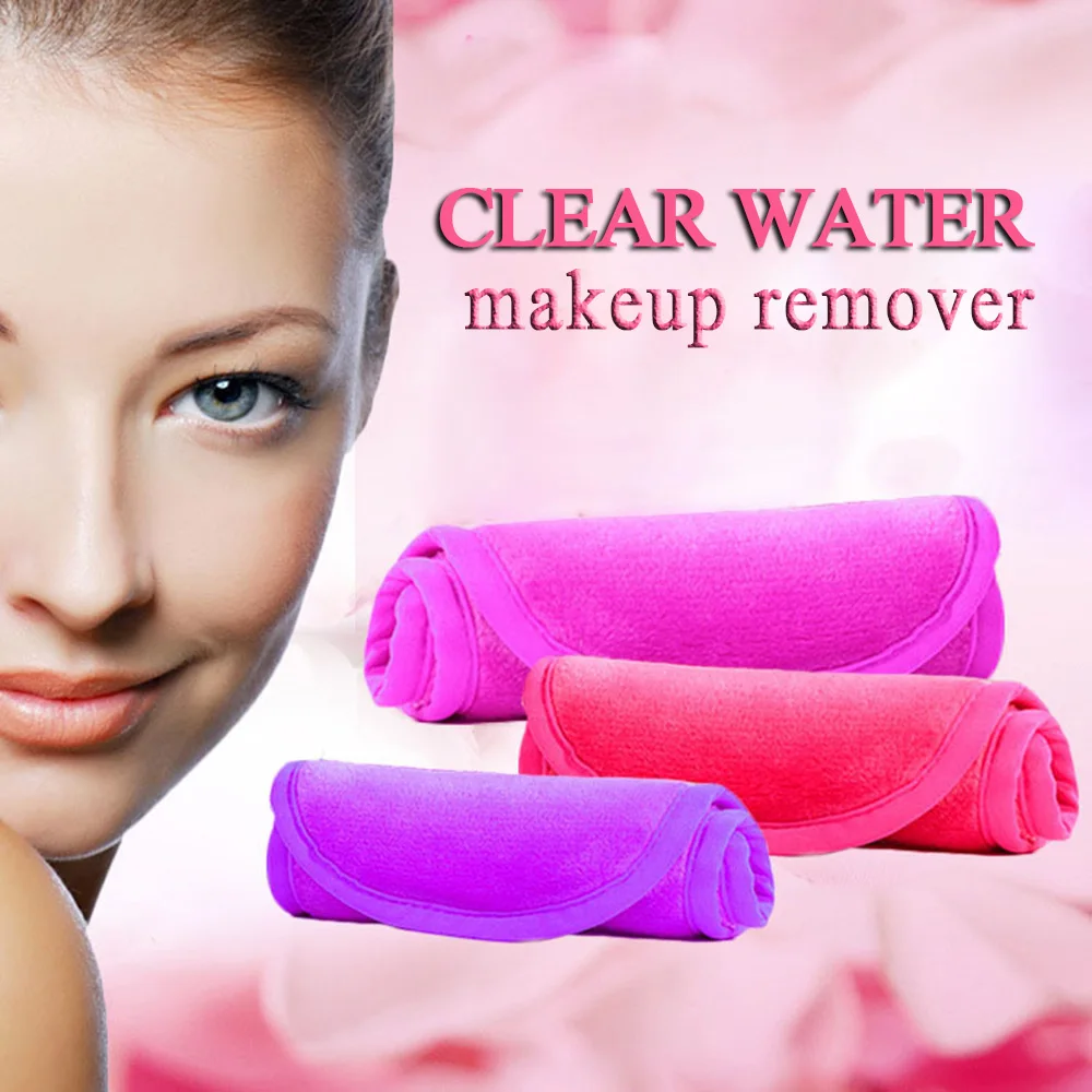 10pcs/lot Reusable Makeup Towel Face Cleaning Towel Microfiber Make Up Remover Makeup Remover Wipes No Need Cleaning Oil