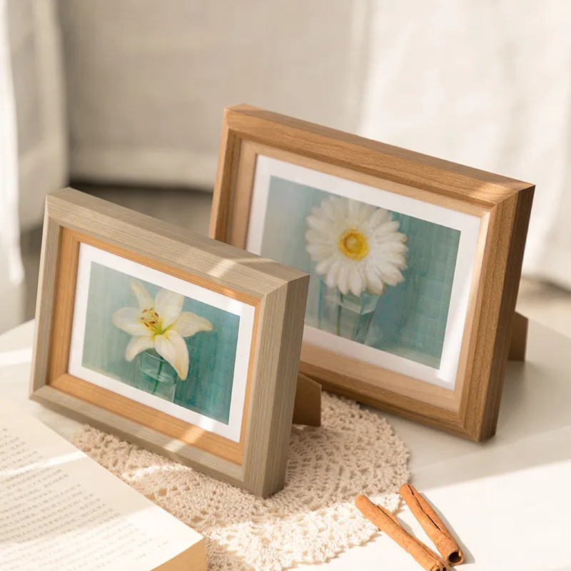 Simple Literary Creative Photo Frame 5 Inch 6 Inch 7 Inch 8 Inch 10 Inch A4 Wedding Photo Couple Photo Frame Wall Setting