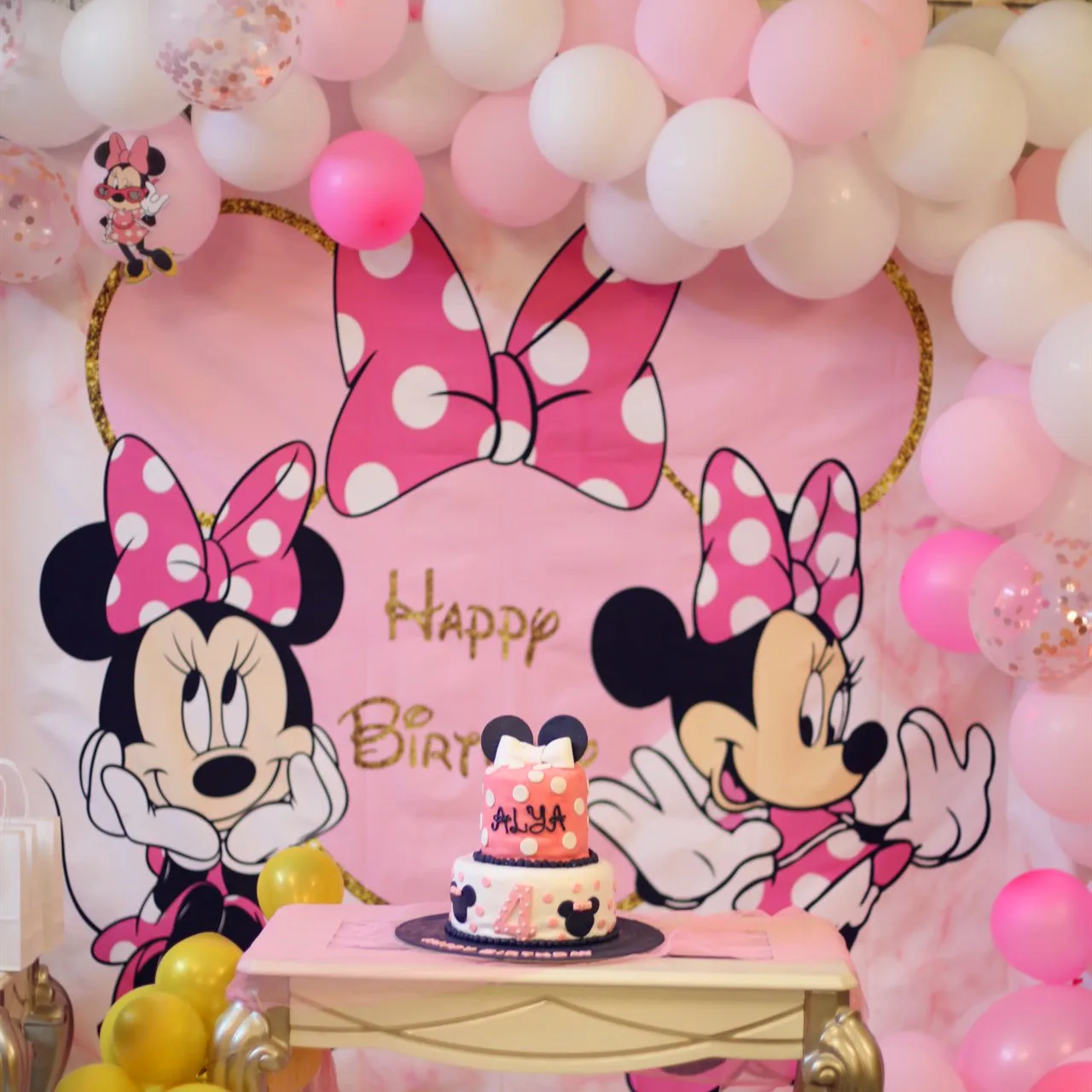 Disney Mickey Minnie Mouse Photography Backgrounds Cloth Photo Shootings Backdrops For Kids Birthday Party Baby Shower Backdrops