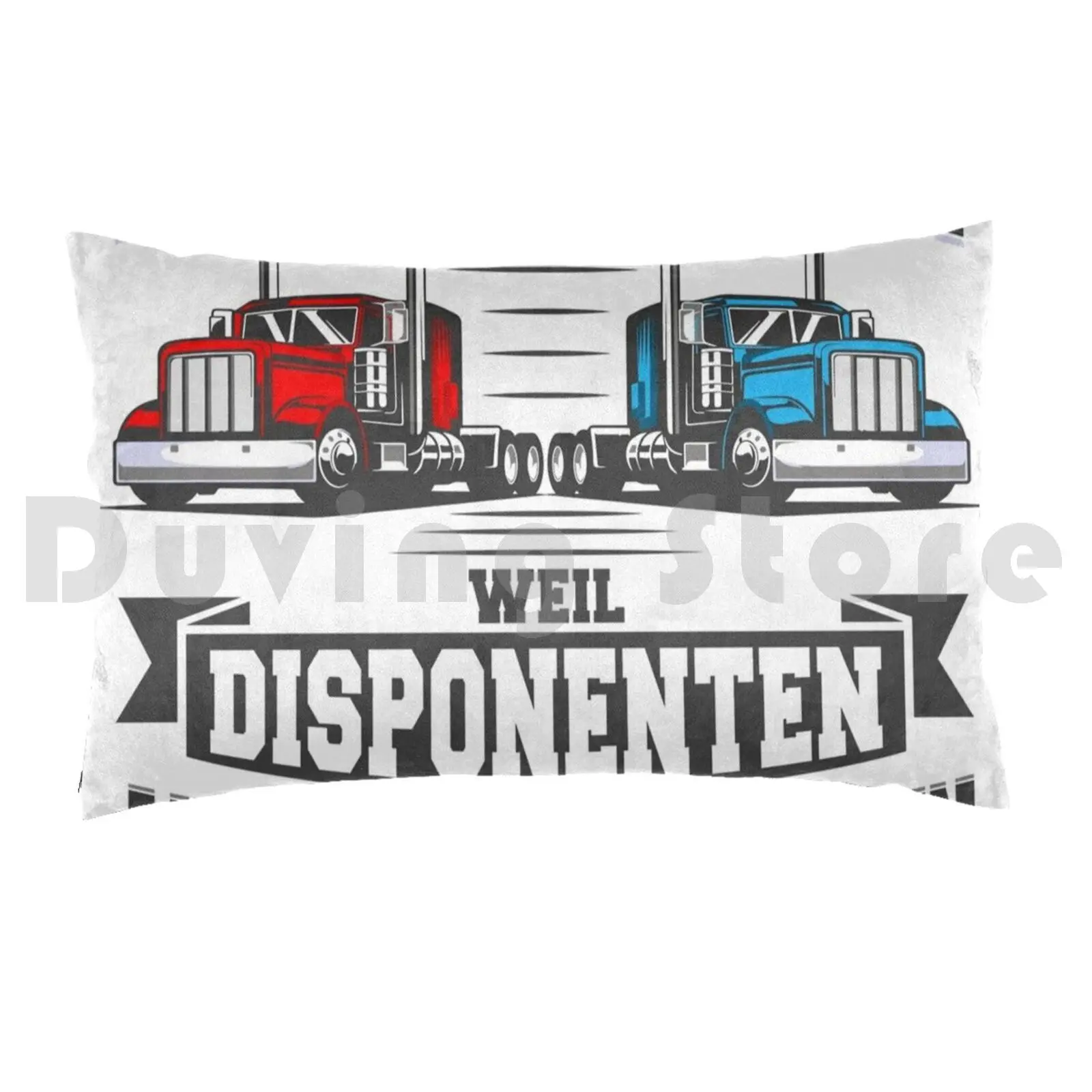 Truck Driver Pillow Case 20*30 Inch Motorist Truck Driver Idea Truck Driver Professional Driver Driver Transport