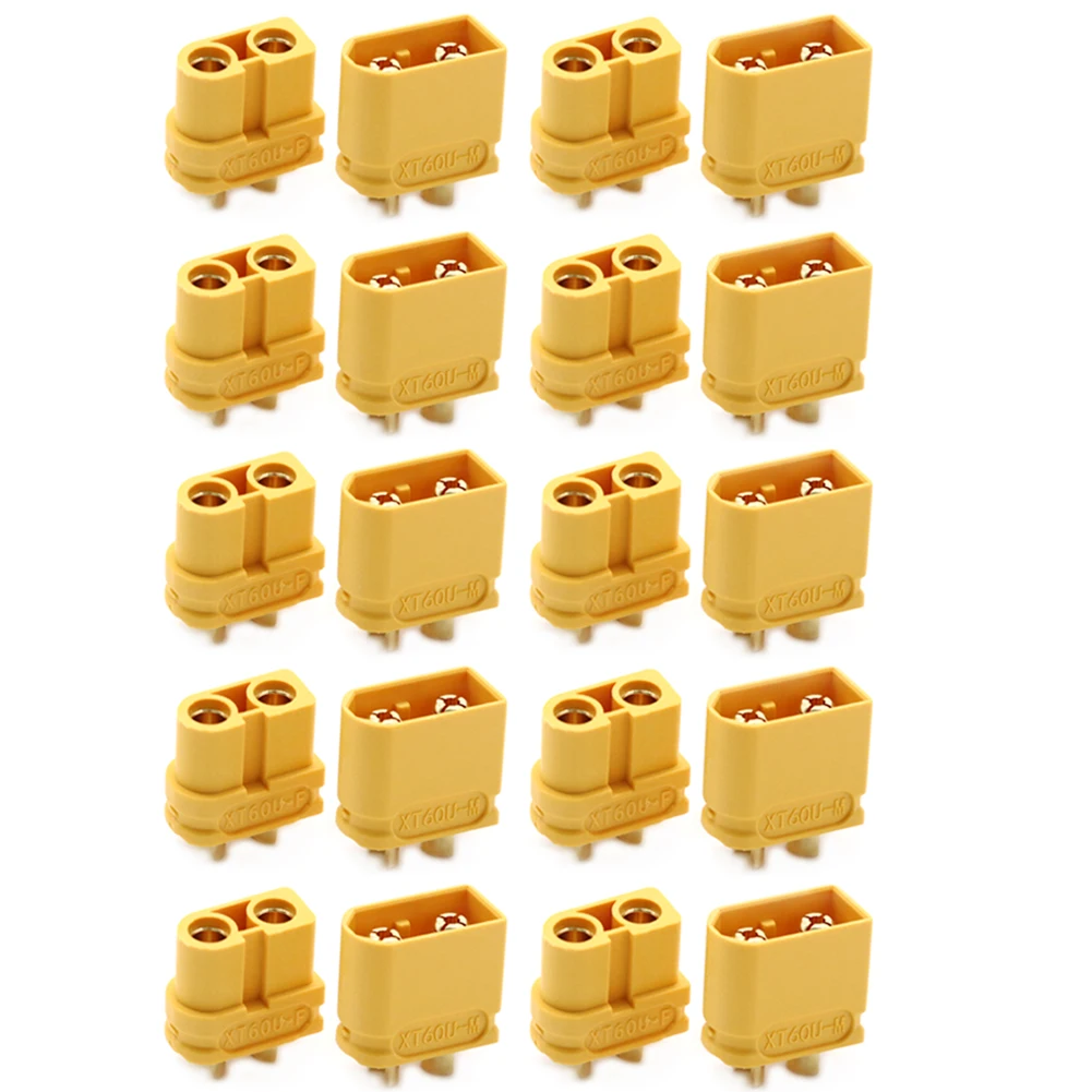 100 X Vergaren XT60U Man Vrouw Bullet Connectors Pluggen Voor Lipo Batterij Verbeterde XT60 (50 Paar)