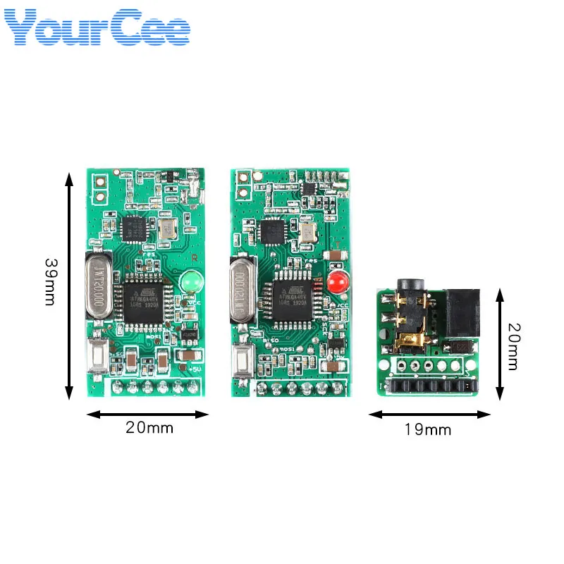 2.4G Analog Audio Module Digital Wifi Wireless Transmitter Receiver Board Module Interface Board 3.5-5V