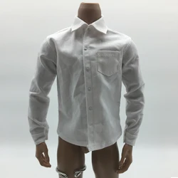 1/6 Scale MALE OUTFIT WHITE SHIRT FOR 12INCH ACTION FIGURE BODY