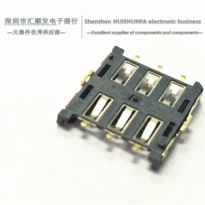 Nano Sim Card Holder Sim Card Slot, Mobile Phone Sim Card Holder Micro Sim card holder 6P PUSH