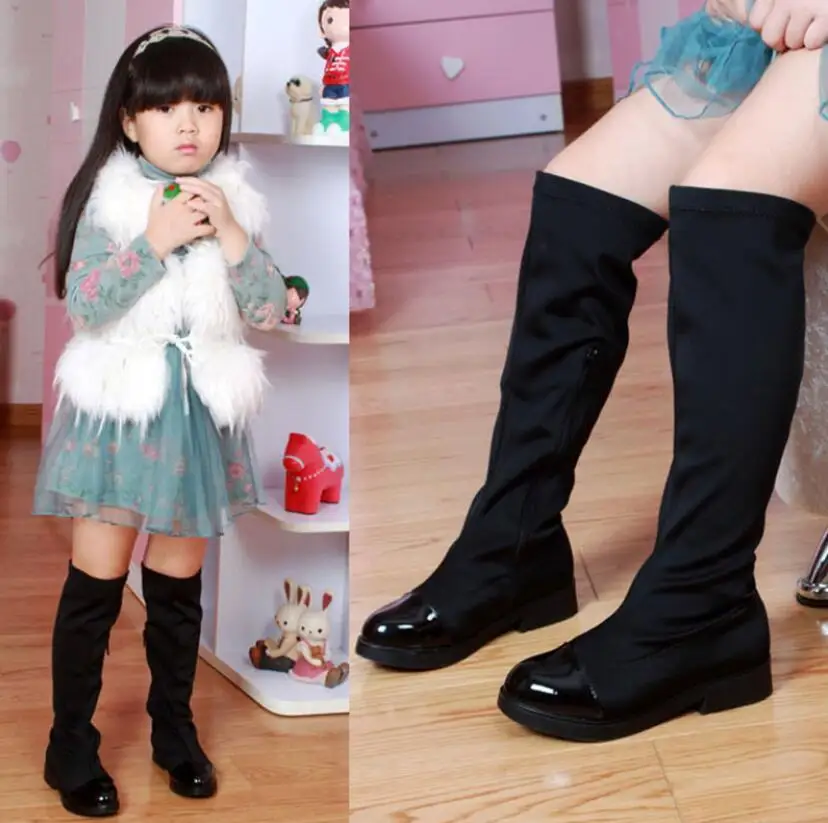 2024new children\'s snow boots winterwomen\'s fashion boots girls princess knee length boots children\'s casual sports shoes