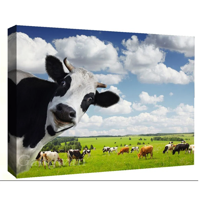 5d Diy Diamond Painting cows diamond rhinestone Dutch ranch full square drill round diamond embroidery mosaic home decorZP-3543