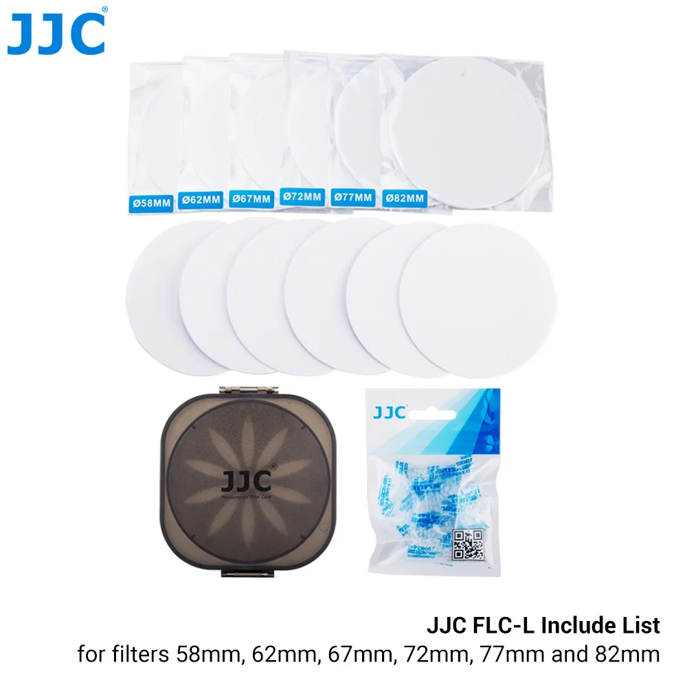 Jc Lens Filter Case Voor 82Mm 86Mm 95Mm 105Mm Vochtwerende Waterbestendig Uv Nd Cpl Filter Opslaghouder Zakje Box W Pakkingen