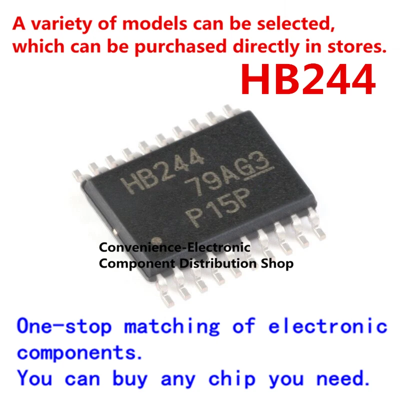 

10PCS/PACK HB244 The new original SN74AHCT244PWR 74AHCT244PW screen printed hb244 TSSOP-20 octal buffer/driver