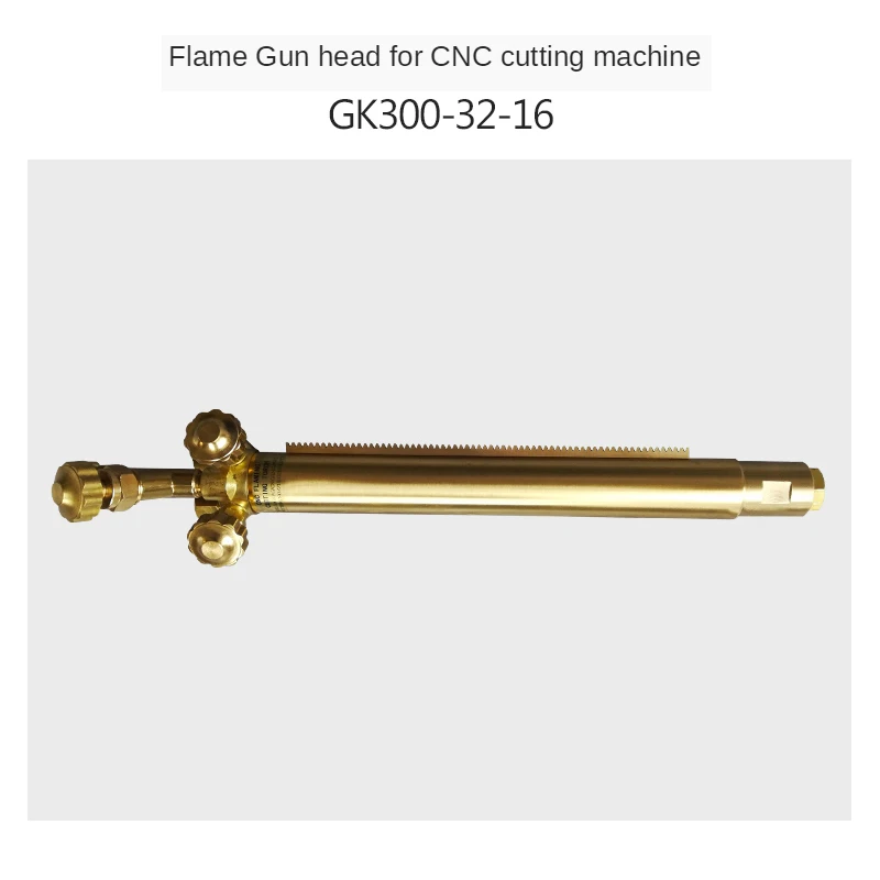 1pcs/lot 300mm Length 32mm Dia. Oxygen Gas Cutting Torch Air Inlet M16 Thread CNC Cutting Machine flame Cutting Torch