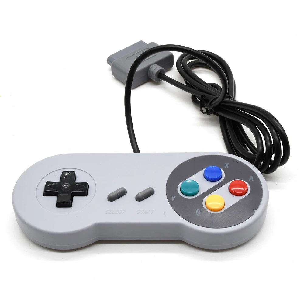 

Gamepad 16 Bit Controller AV cable for Super Nintendo SNES System Console Control Pad