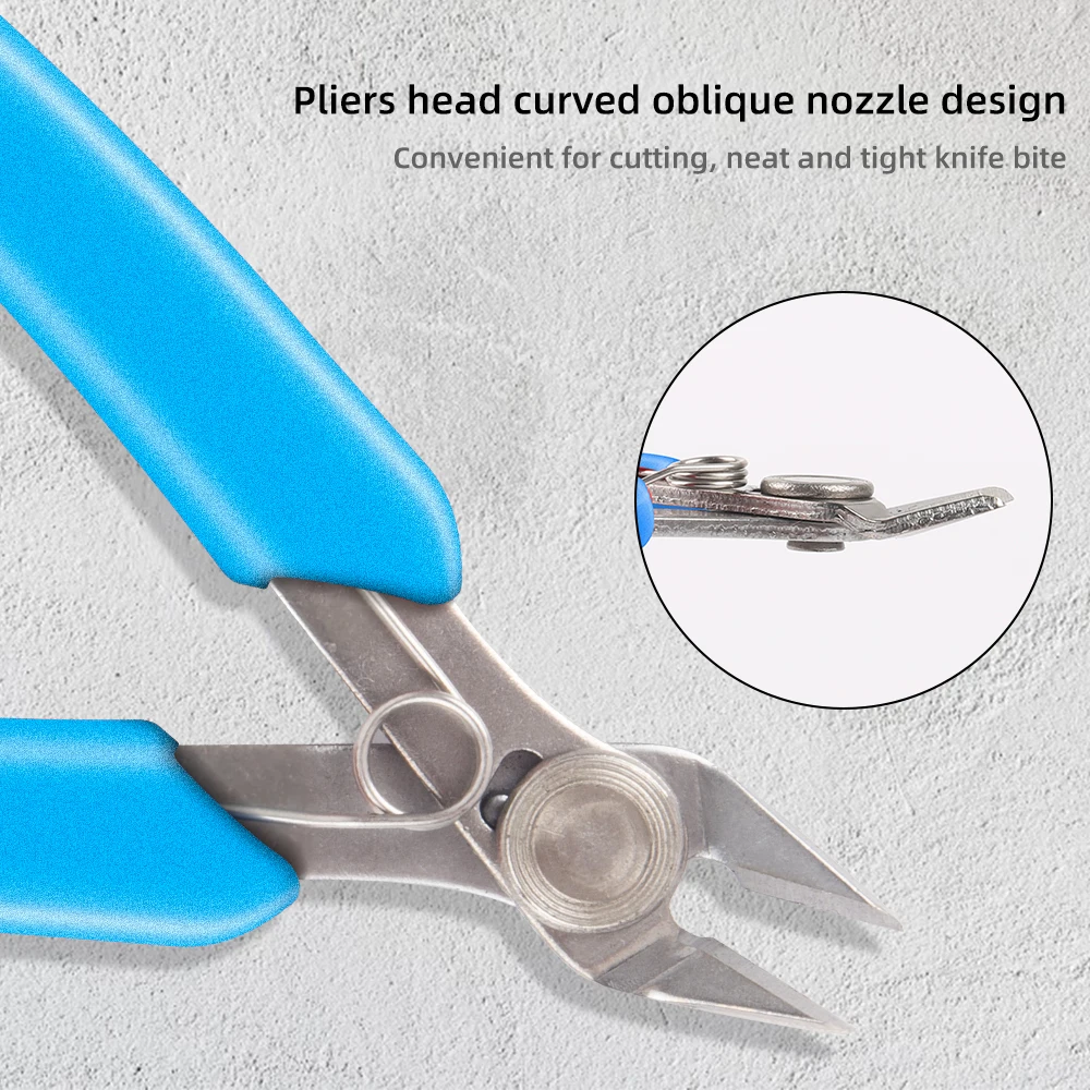 Mini Cutting pliers Multi Functional Tools Electrical Wire Cable Cutters Cutting Side Snips Flush Stainless Steel Nipper DIY