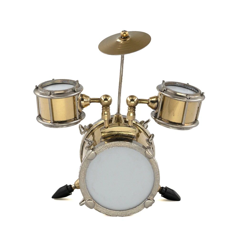 Miniature Jazz Drum Kit Model Mini Musical Instrument Dollhouse ob11 Action figure Accessories bjd 8x6cm can not paly